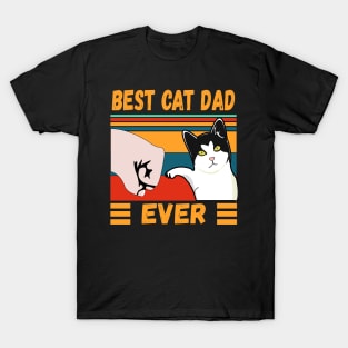 Best Cat Dad Ever, Gift Idea For Fathers T-Shirt